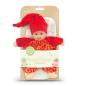 Preview: ANNE GEDDES Baby Chilli mit Lätzchen -23cm-